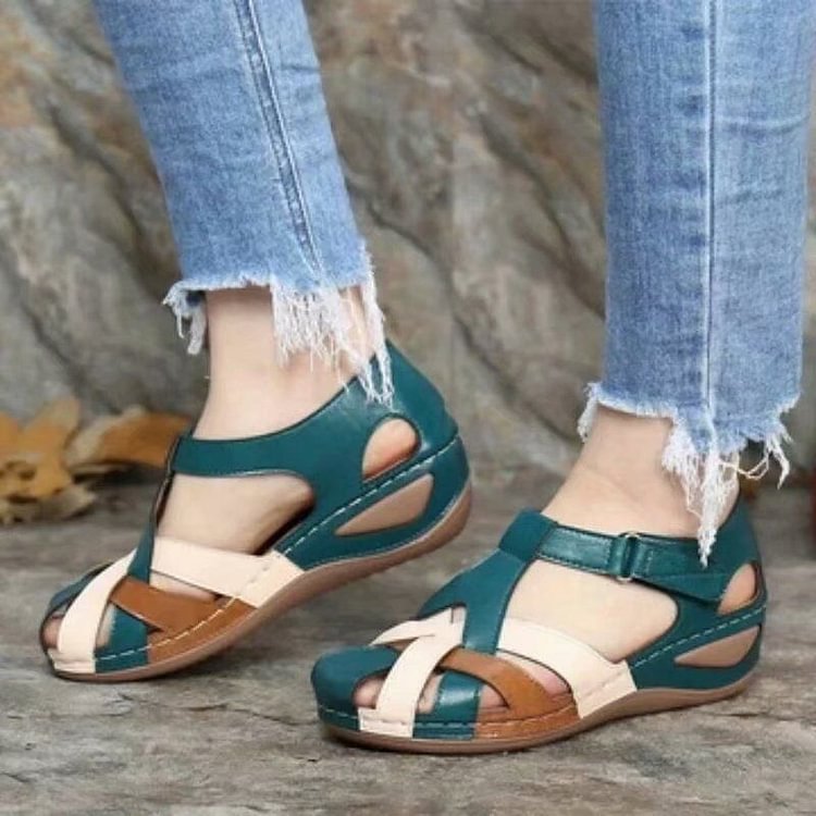 Els™ | Soft Summer Sandals with Low Heels