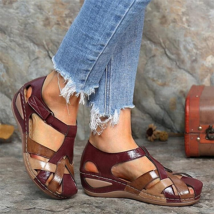 Els™ | Soft Summer Sandals with Low Heels