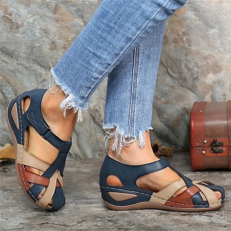 Els™ | Soft Summer Sandals with Low Heels