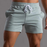 Men's Quick-Dry Swim Shorts Summer Fashion Breathable Cotton Boardshorts