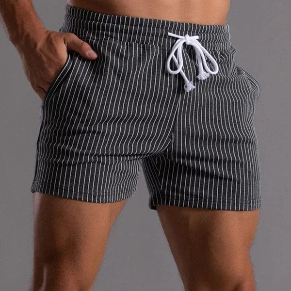 Men's Quick-Dry Swim Shorts Summer Fashion Breathable Cotton Boardshorts