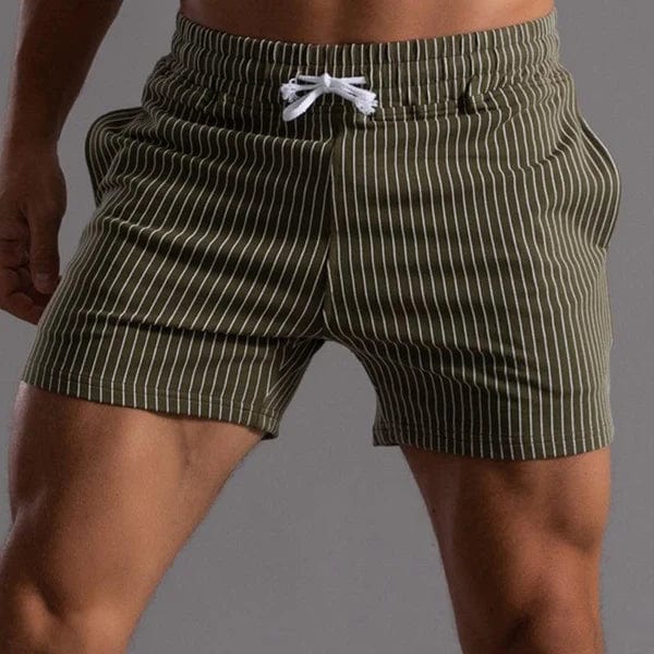Men's Quick-Dry Swim Shorts Summer Fashion Breathable Cotton Boardshorts