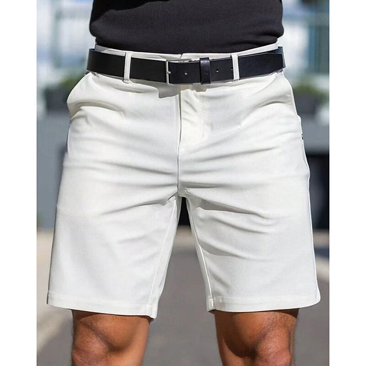 Men's Chino Shorts Summer Fashion Breathable Cotton Casual Shorts