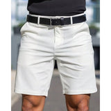 Men's Chino Shorts Summer Fashion Breathable Cotton Casual Shorts