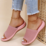 Knit Summer Slides Women's Sandals