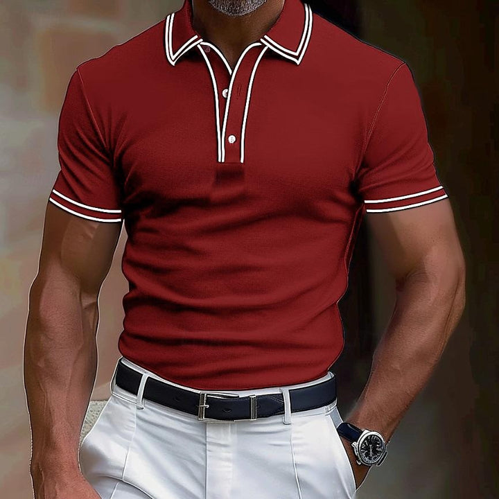 Men's Cotton Polo Shirt Summer Short Sleeve Casualwear