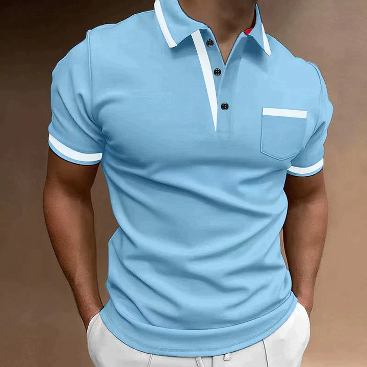 Cotton Men Polo Shirt Summer Casual Short Sleeve