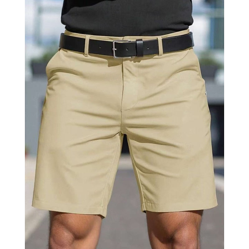Men's Chino Shorts Summer Fashion Breathable Cotton Casual Shorts