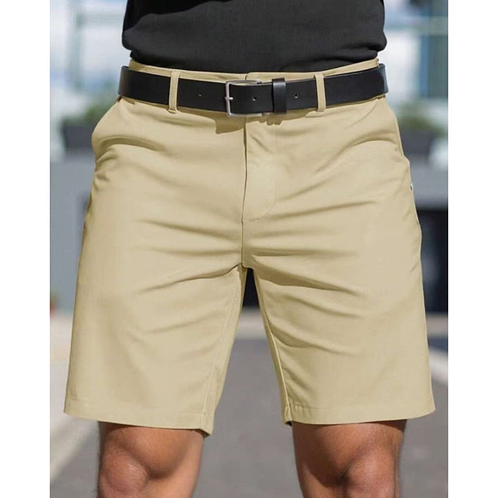 Men's Chino Shorts Summer Fashion Breathable Cotton Casual Shorts