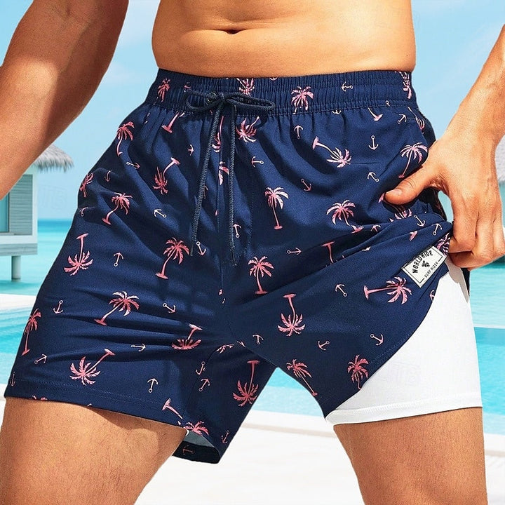 Men's Summer Board Shorts Quick-Dry Swim Trunks